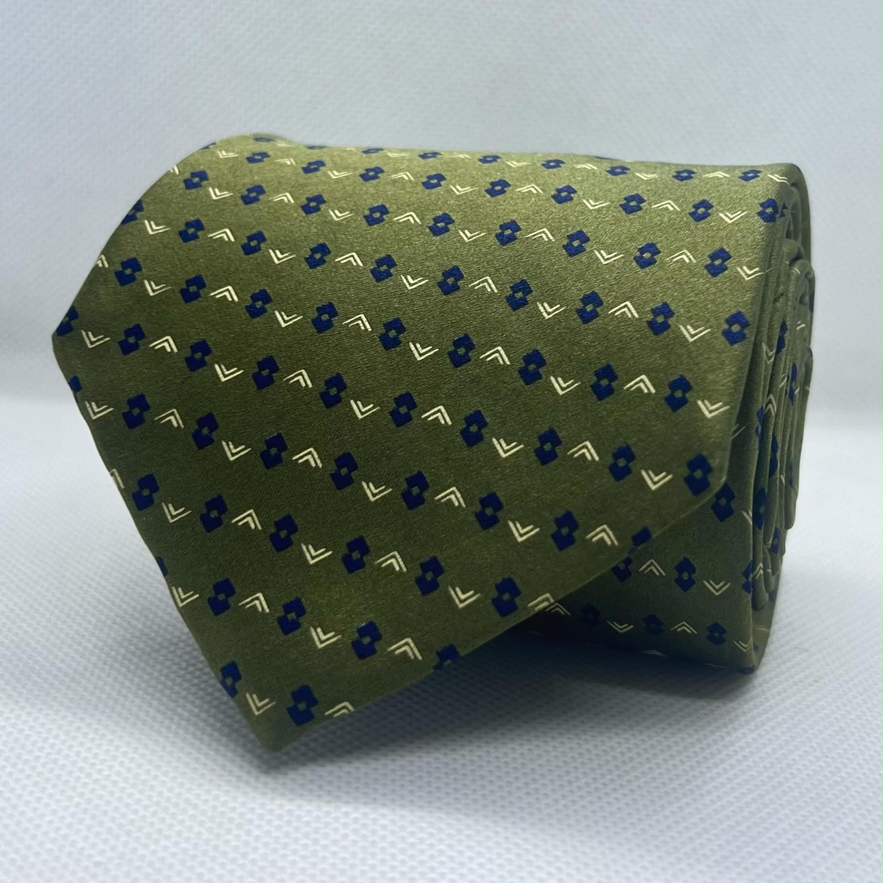 Olive Crest Heritage Silk Broad Tie