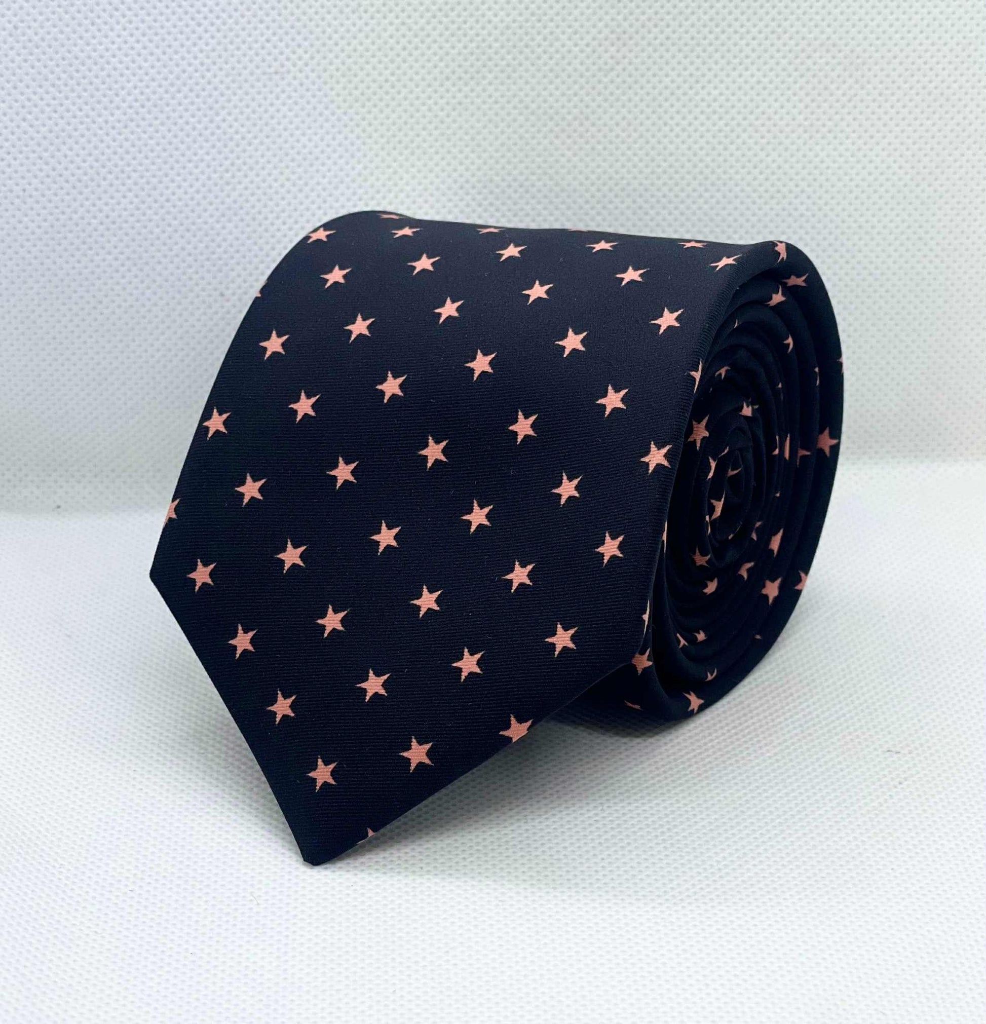 Midnight Star Black Tie & Pocket Square Set
