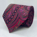 Royal Mulberry Paisley Heritage Silk Broad Tie