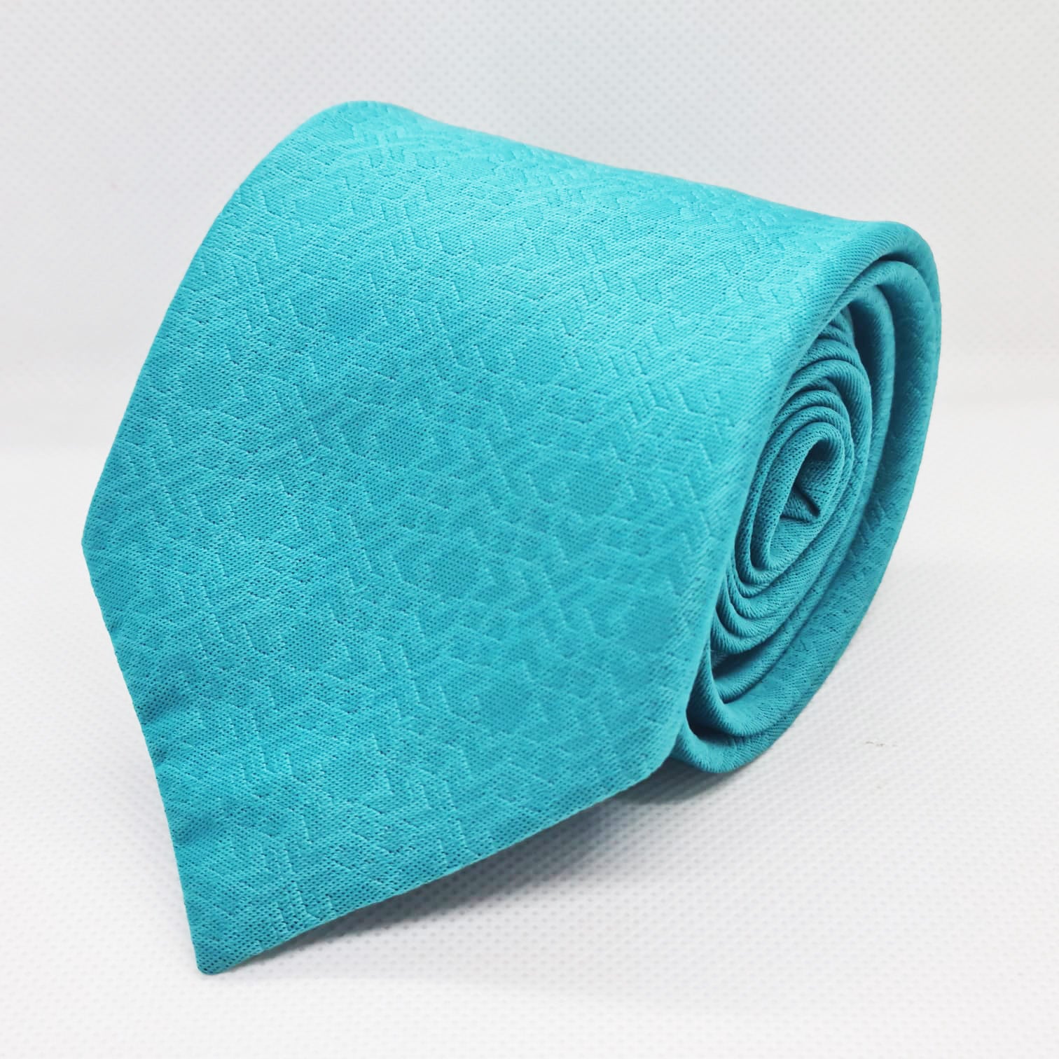 100% Polyester Blue Printed Tie
