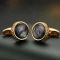 Midnight Aurora Gold Cufflinks