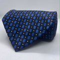 Navy Blue Polka Dot Classic Broad Tie