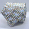 Champagne Grid Classic Silk Tie