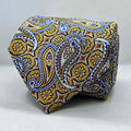 Multi-Color Paisley Silk Broad Tie