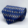Riviera Stripe Silk Broad Tie