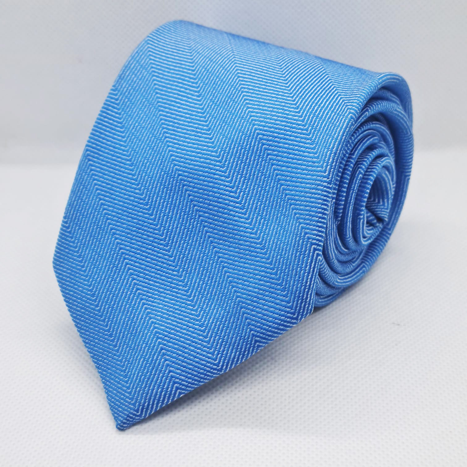 100% Polyester Blue Tie