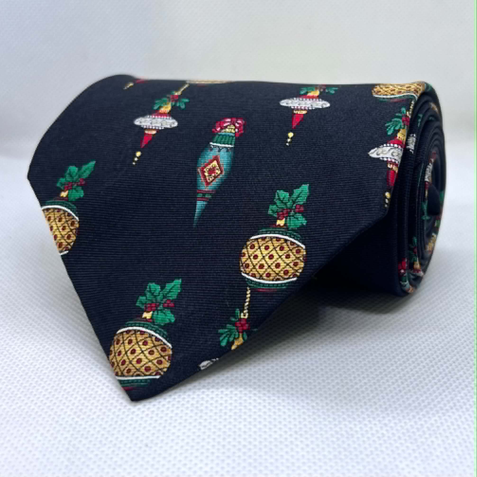 Midnight Celebration Silk Broad Tie