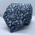 Midnight Bloom Jacquard Silk Tie