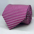 Purplish Geometric Polyester Tie