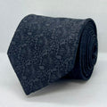 Black Paisley Polyester Tie