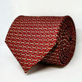 Red & Gold Chain Link Men’s Formal Polyester Tie