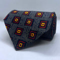 Midnight Mosaic Square Silk Broad Tie