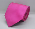100% Polyester Shocking Pink Tie