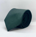 Forest Depth Emerald Textured Polyester Tie