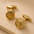 Honeycomb Gold Cufflinks