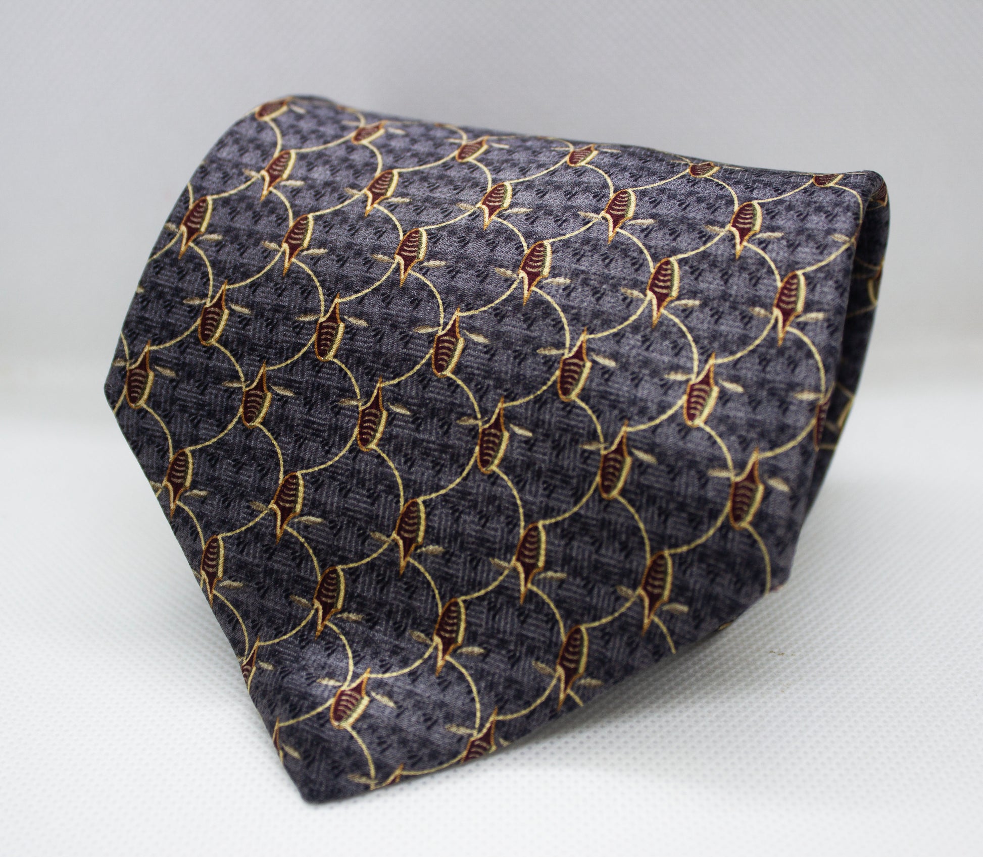 100% Silk Printed Broad Tie