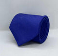 Royal Azure Polyester Floral Tie