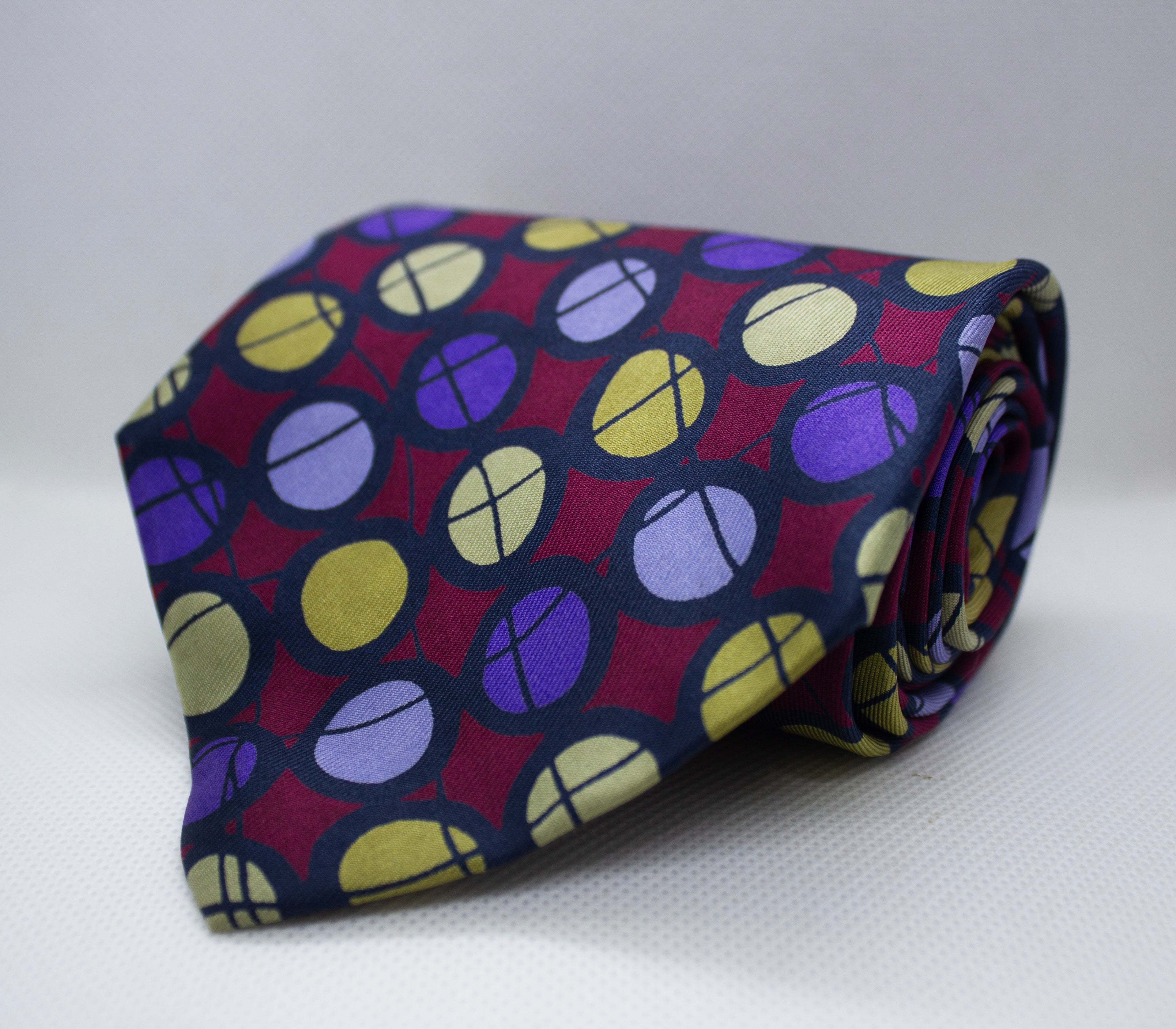 100% Silk Retro Orbit Tie
