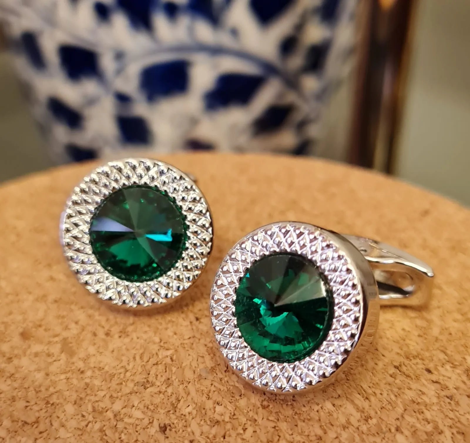 Green Stone Royal Cufflinks