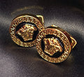 Versace Inspired Golden Cufflink