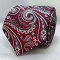 Royal Garnet Mosaic Silk  Necktie