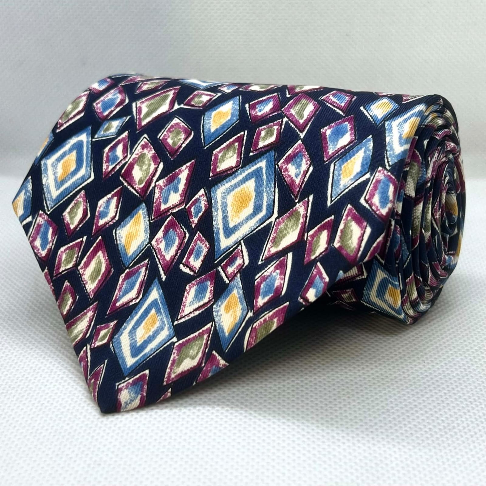 Prism Royale Geometric Silk Broad Necktie
