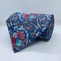 Midnight Bloom Baroque Silk Broad Tie