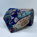 Royal Navy Paisley Heritage Silk Broad Tie