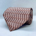 Mocha Sand Architectural Silk Broad Tie