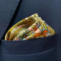 13 by 13 inches Garden Paisley Pocket Square