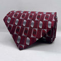 Burgundy Broad Silk Tie