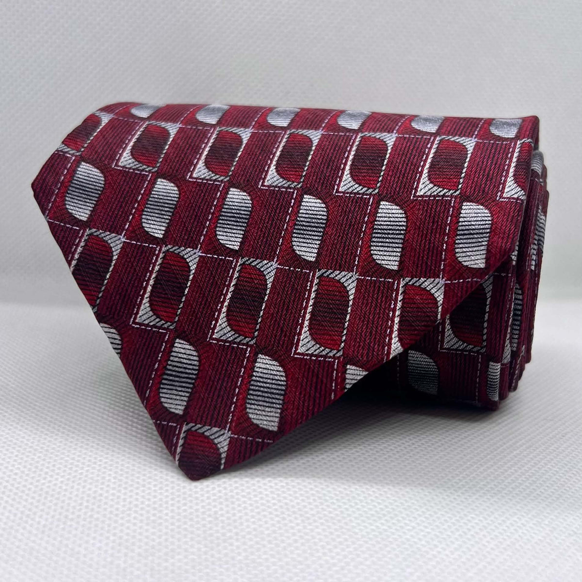Burgundy Broad Silk Tie