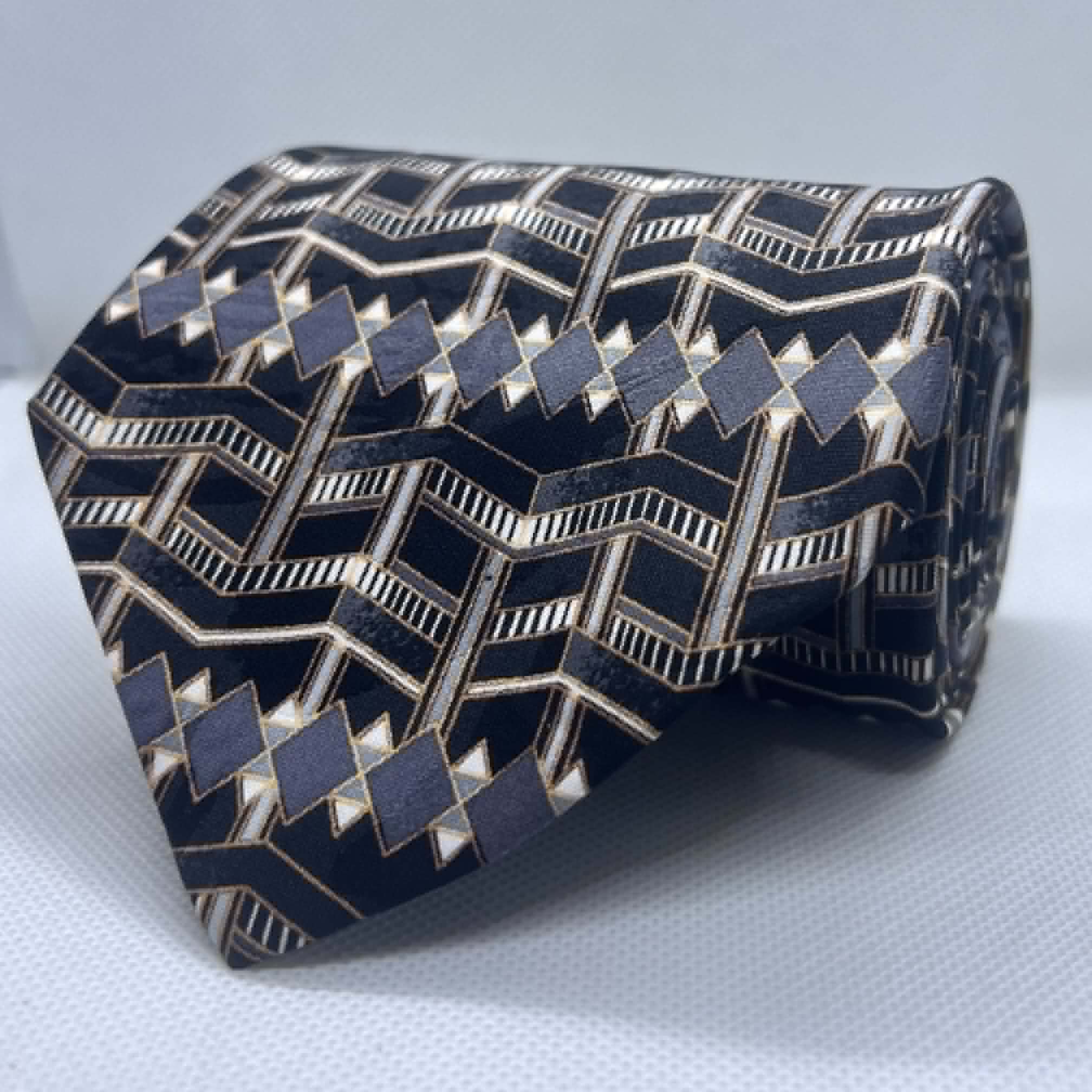 Regal Diamond Weave Polyester Tie