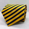 Mustard Gold Classic Diagonal Silk Tie