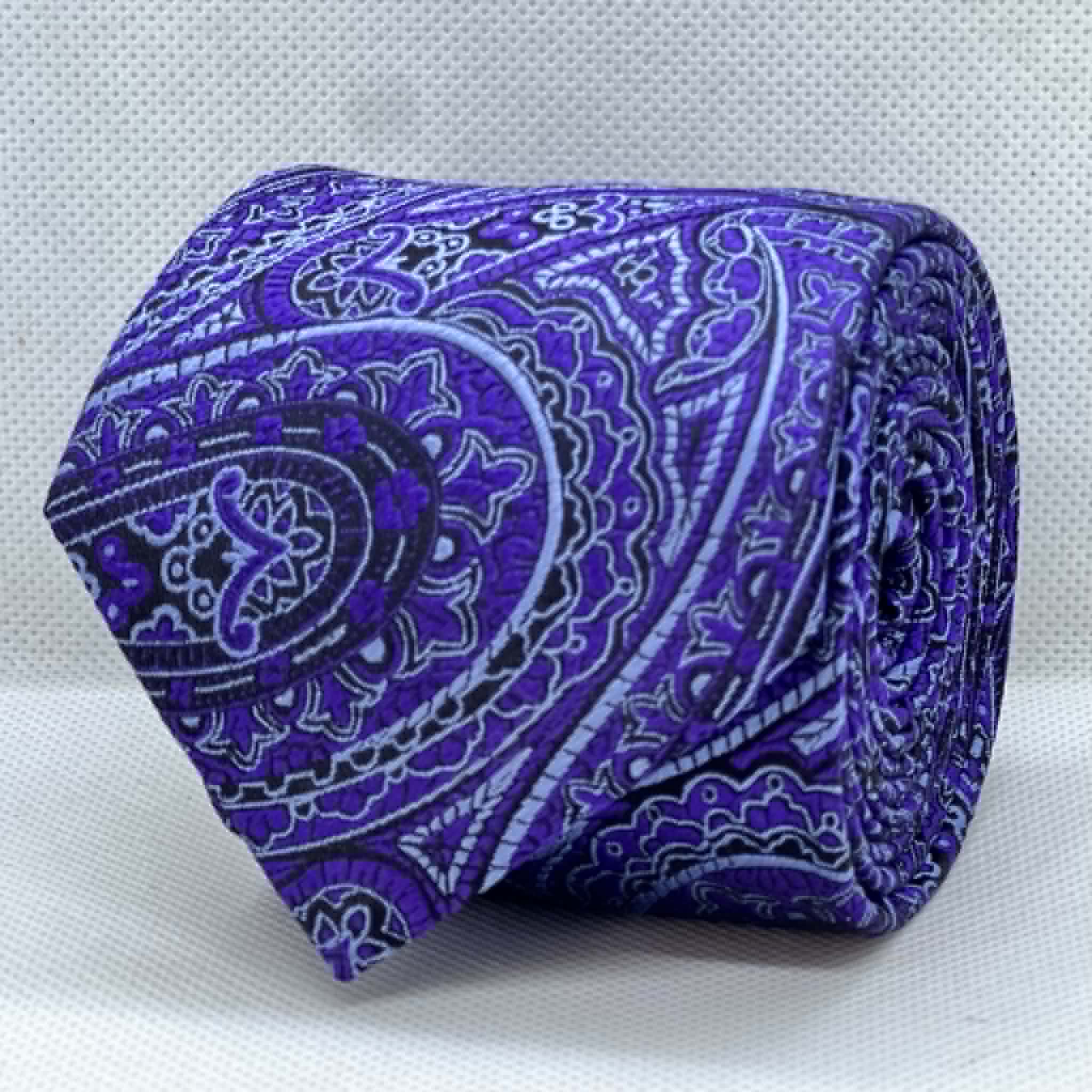Royal Purple Heritage Paisley Silk Tie