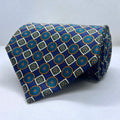 Black Base Motif Broad Silk Tie