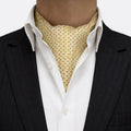 White “Confetti Dot” Cravat