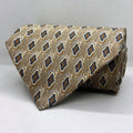 Beige Broad Silk Tie