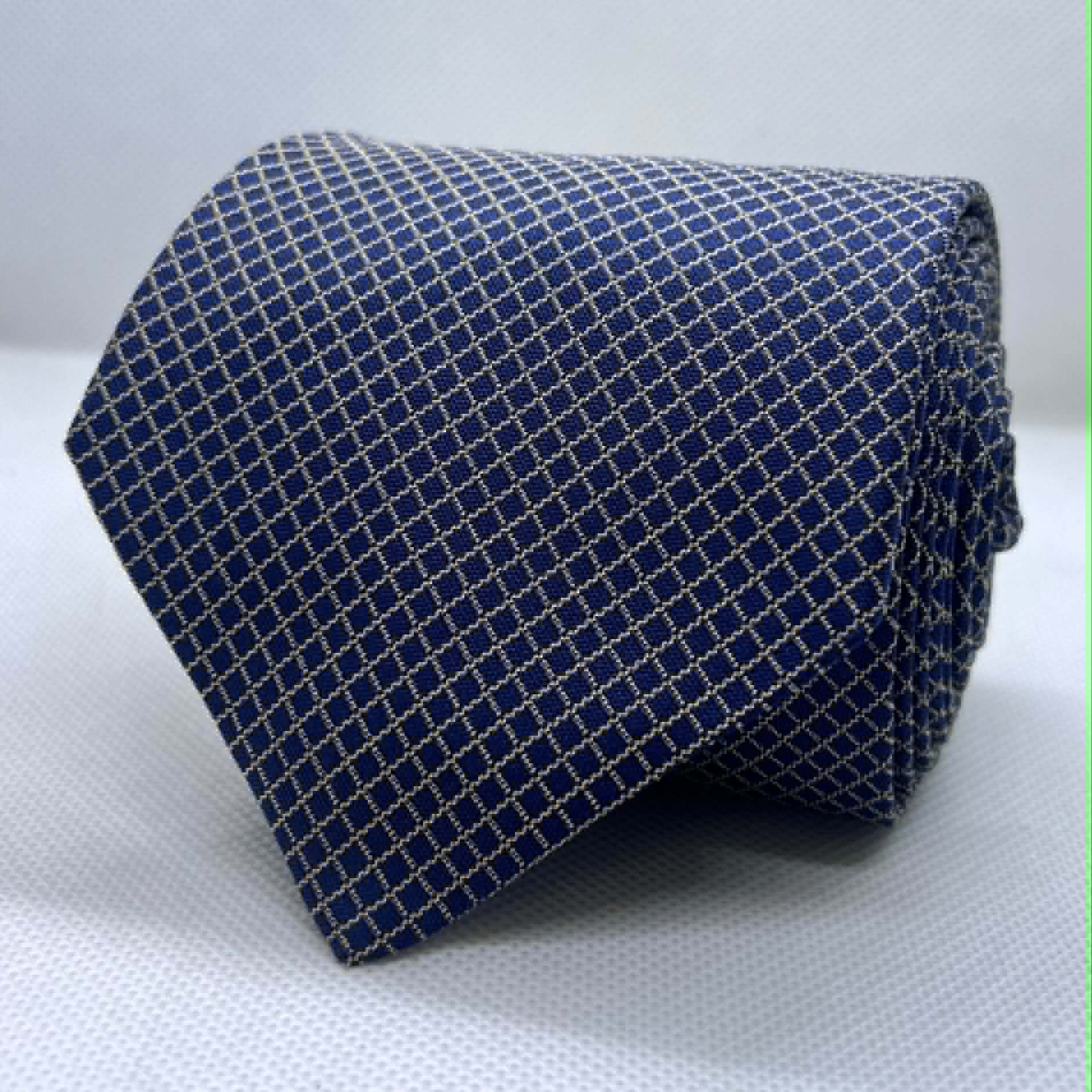 Navy Blue Polyester Tie