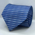 Royal Blue Micro-Pattern Polyester Tie
