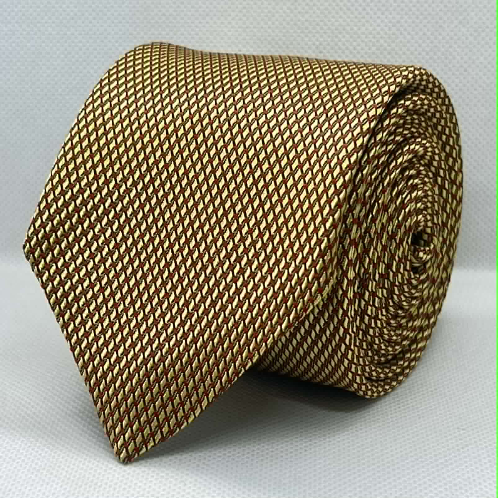 Golden Yellow Micro Polyester Tie