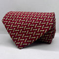 Burgundy Broad Silk Tie