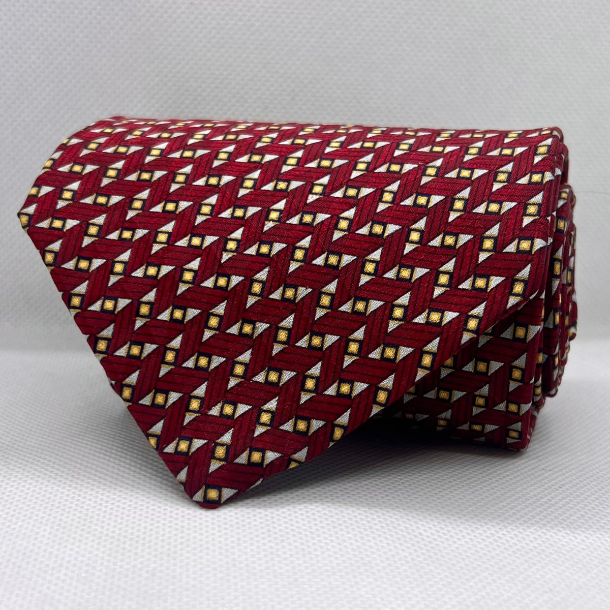 Burgundy Broad Silk Tie