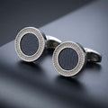 Black Onyx Royale Cufflinks (Silver)