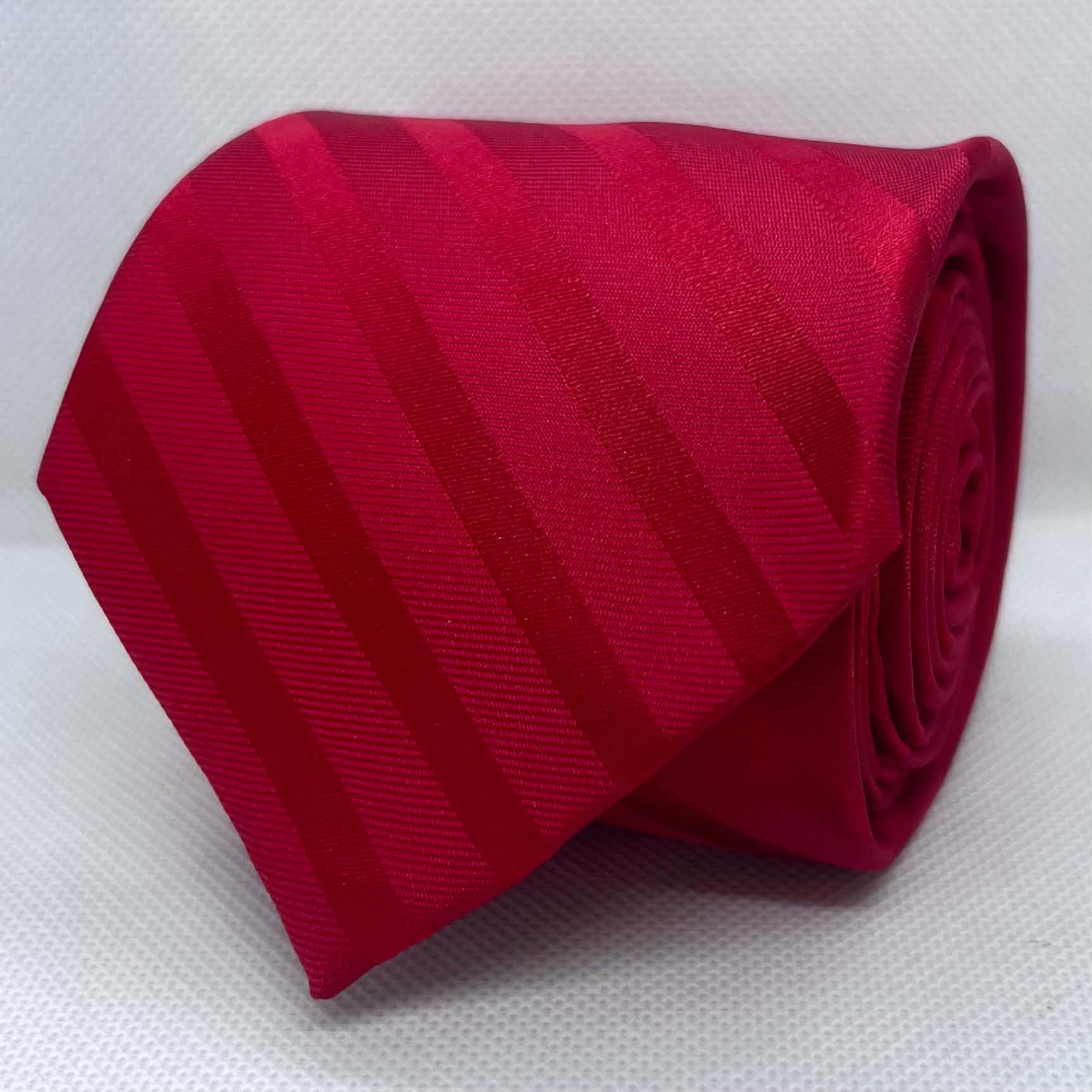 Ruby Executive Satin Polyester Necktie