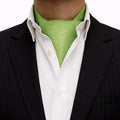 Lime Green Geometric Cravat