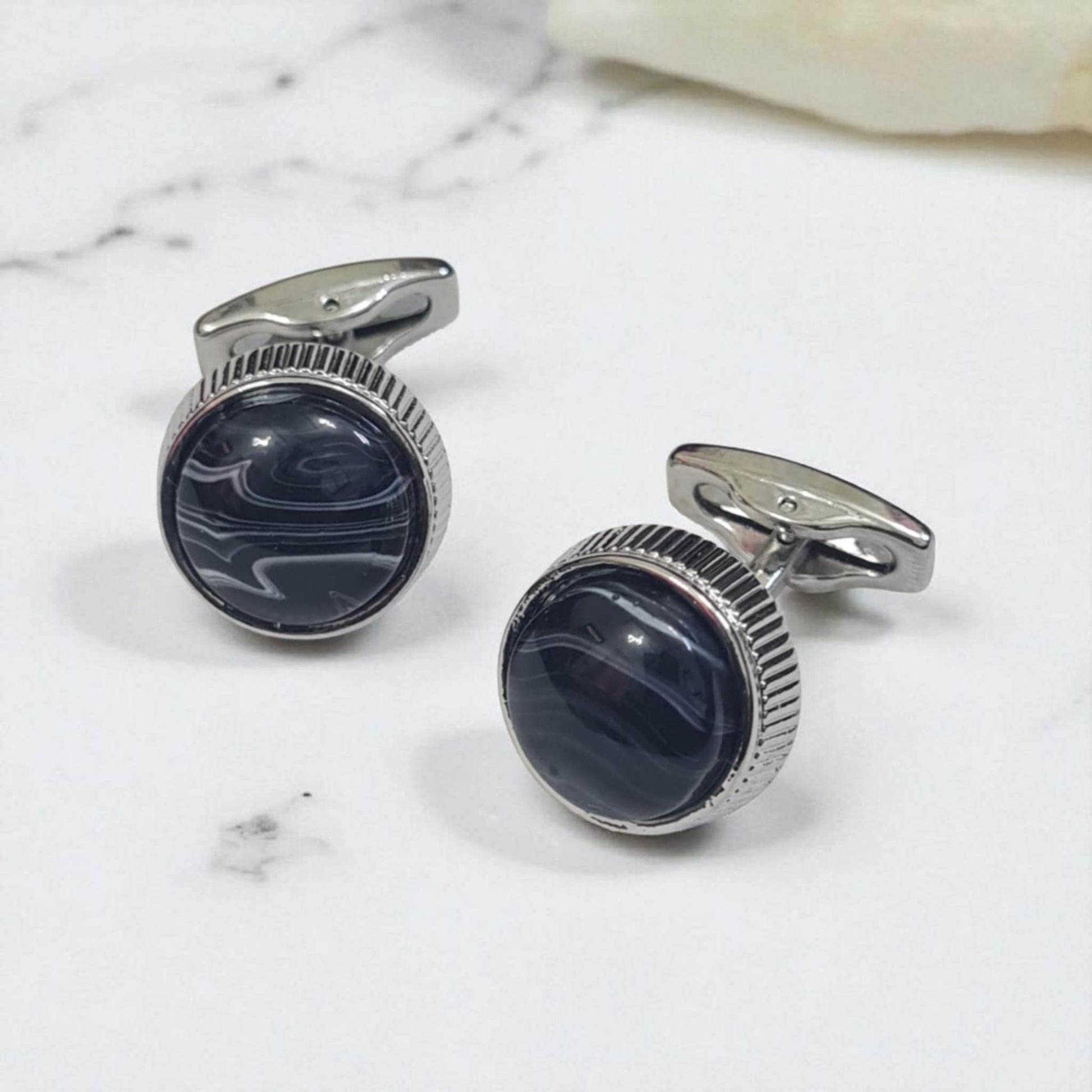 Sterling Eclipse Cufflinks
