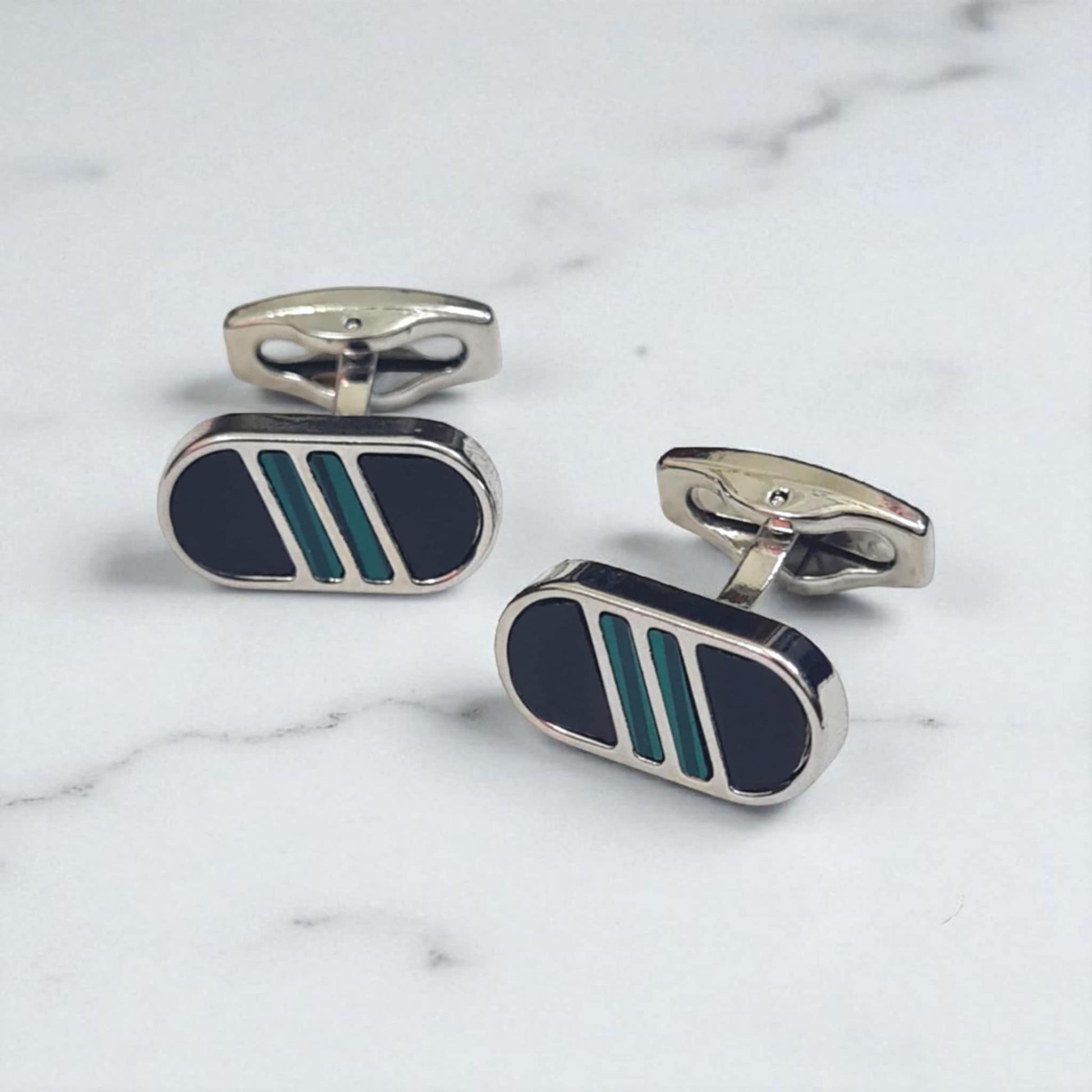 Emerald Accent Cufflinks