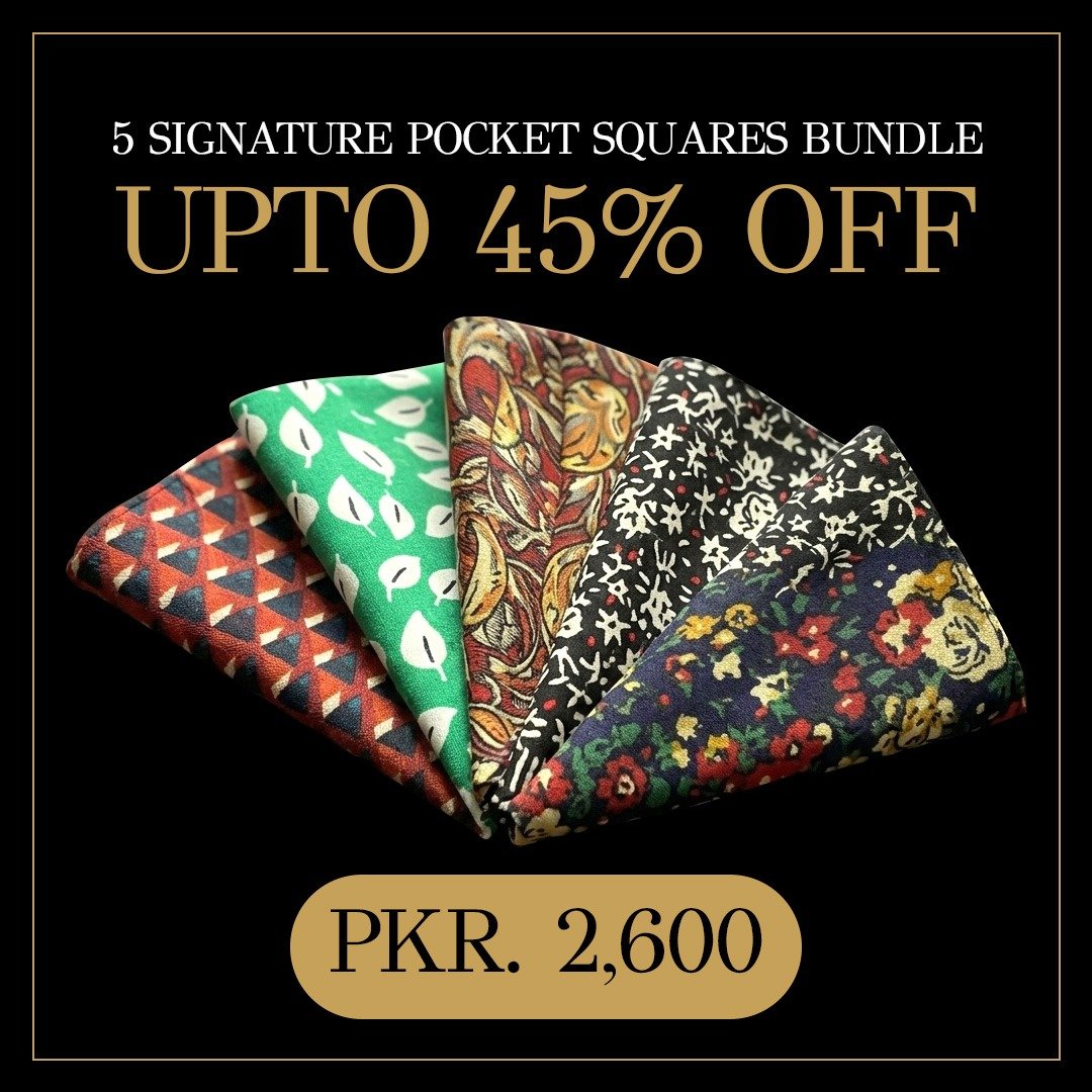 Signature Pocket Square Bundle