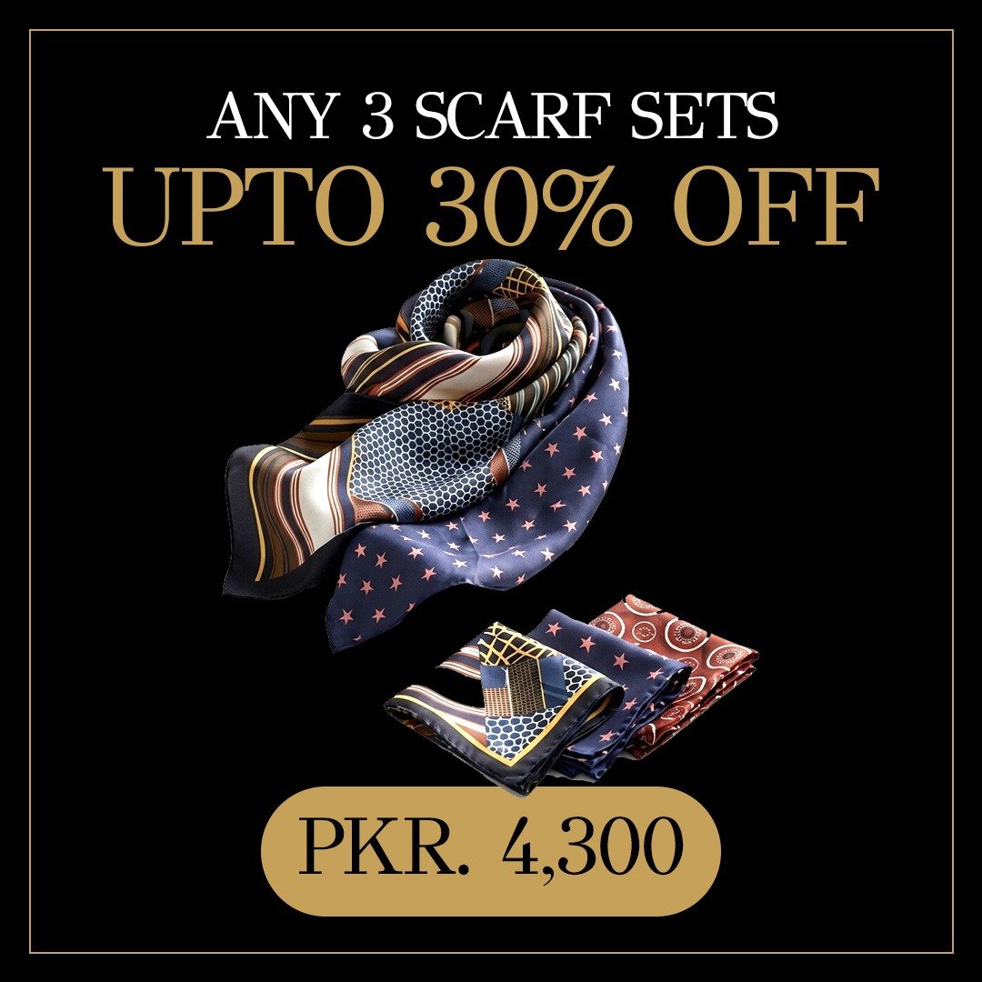 Get 3 Scarf Sets for Rs. 4300